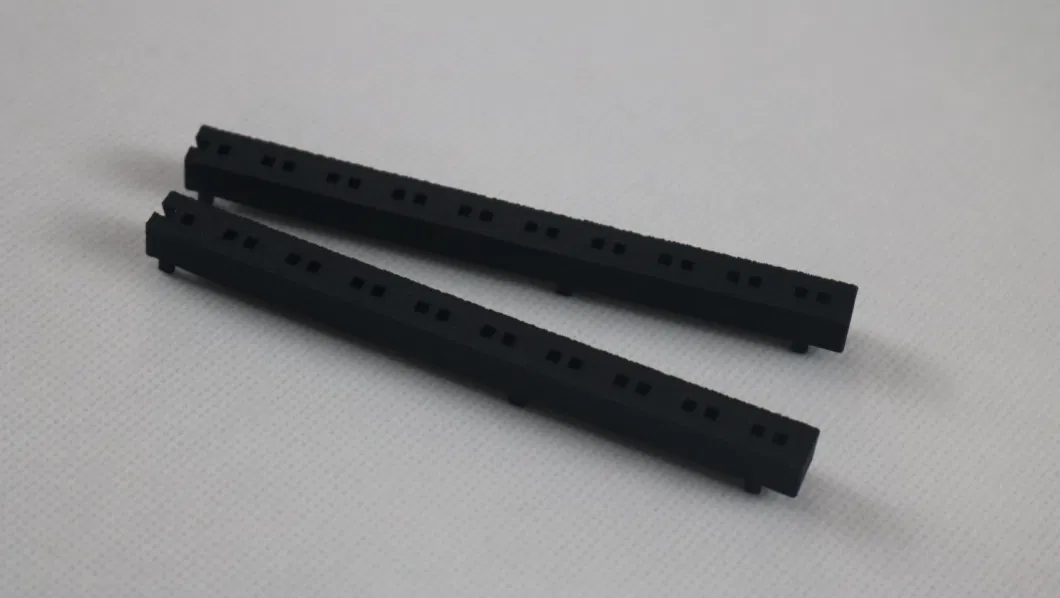 SLS Prints Black Nylon Shading Strips 3D Printing Service