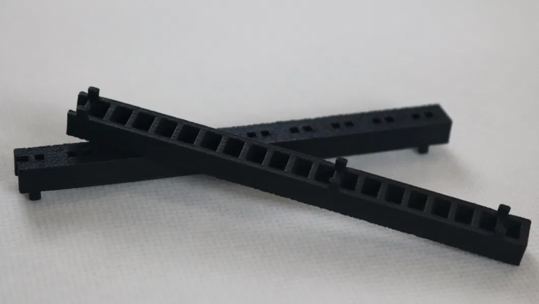 SLS Prints Black Nylon Shading Strips 3D Printing Service