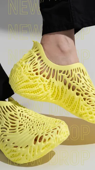 Custom 3D Printed Footwear with One
